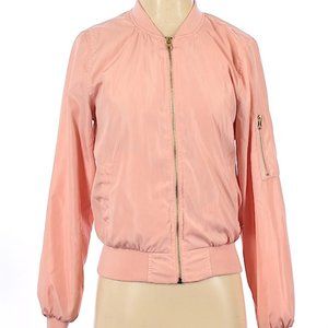 Pink bomber jacket